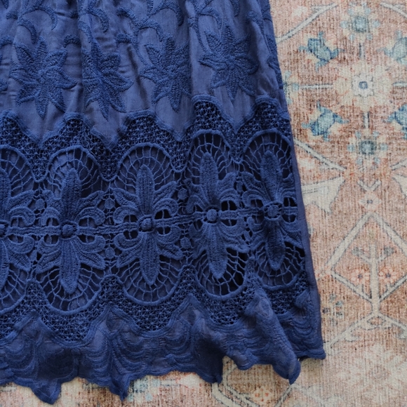 Italian Floral Embroidered Dress - Picture 6 of 8